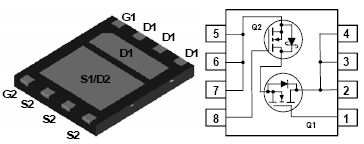 FDMS9620S, Dual N-Channel PowerTrench MOSFET